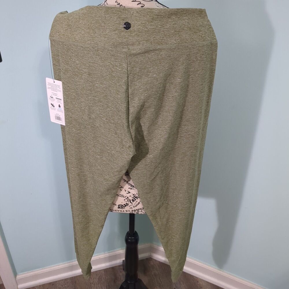 Scorpio Sol Yoga Leggings Green Heathered large new with tags